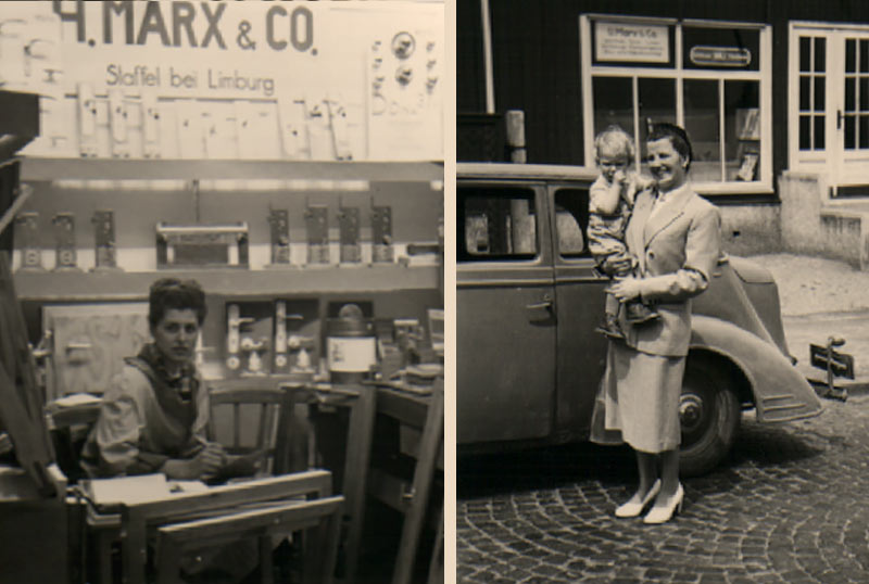 Angestellte im Geschäft | Ursula Prein mit Sohn Matthias.